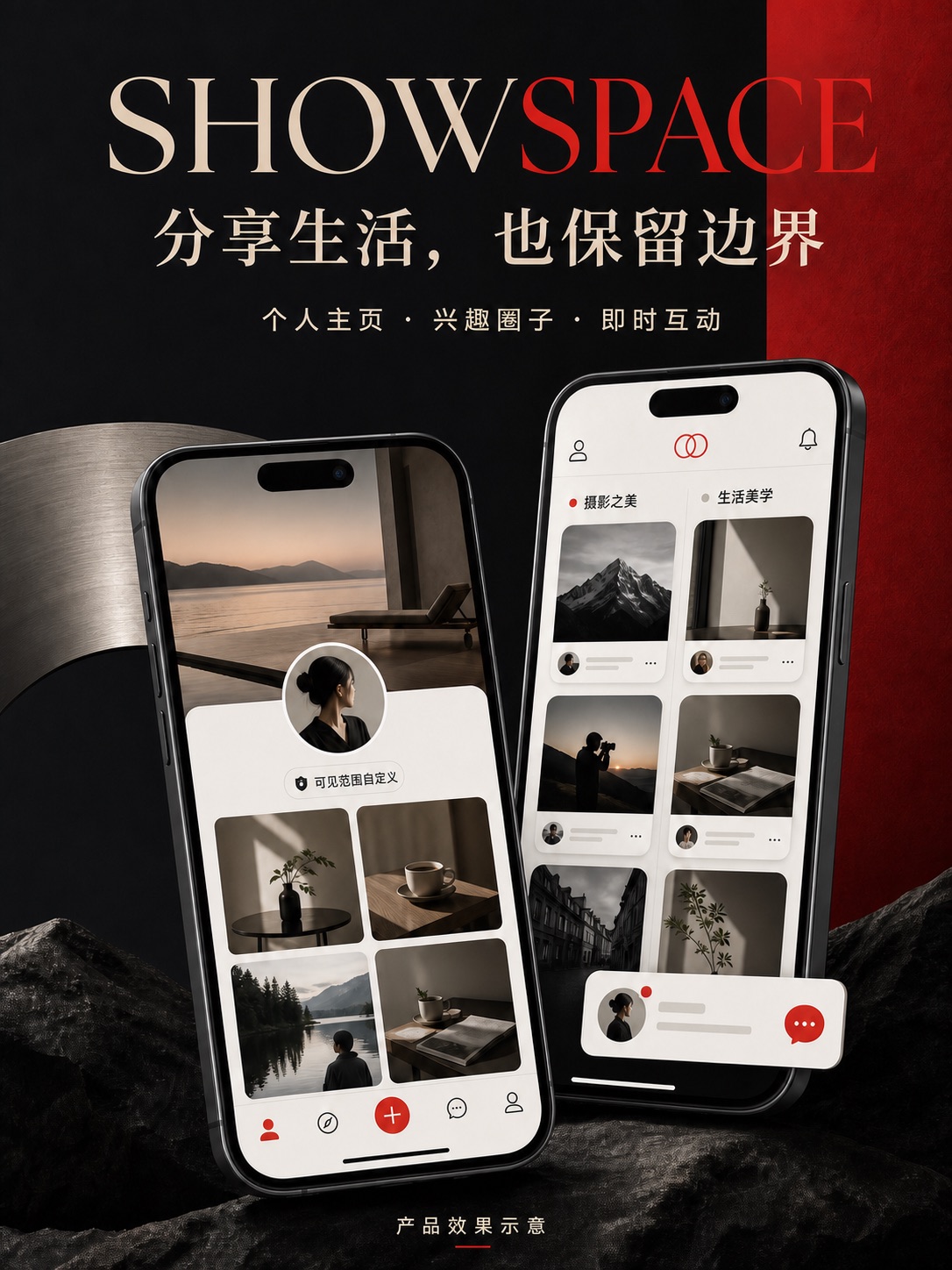 ShowSpace 记录生活,也保留边界产品海报